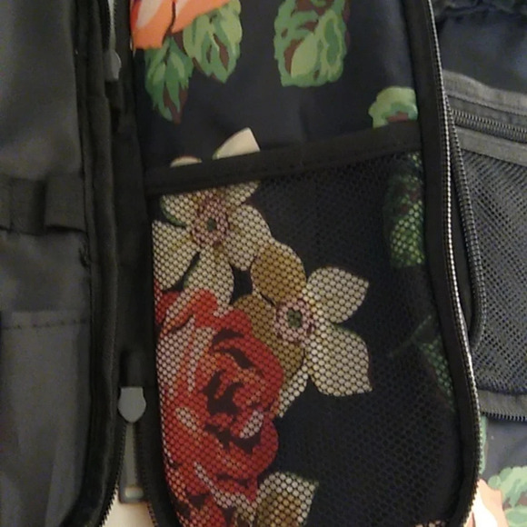 Narwey/Hanging/ Travel Cosmetic Toiletry Bag/Rose Print/New - Picture 11 of 16